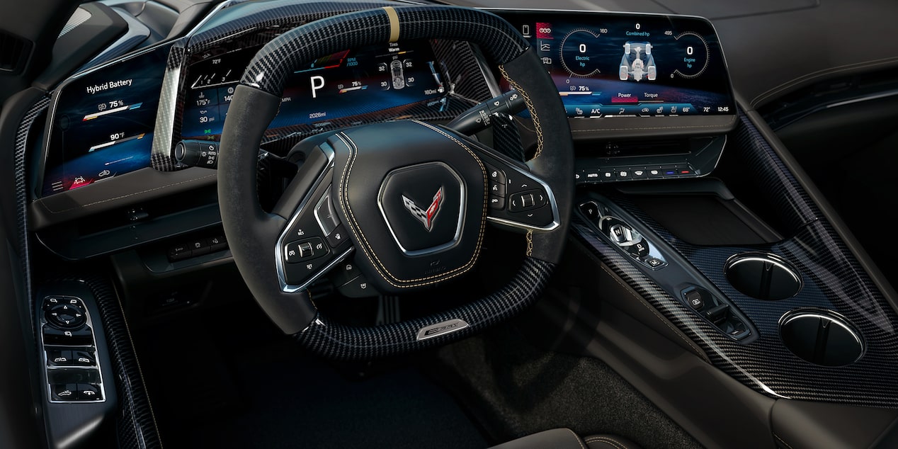 Steering Wheel Inside the 2026 Corvette
