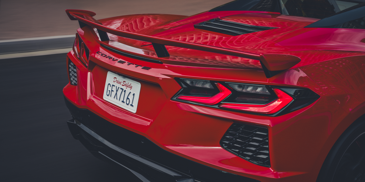 Rear End View of the 2026 Chevy Corvette Stingray