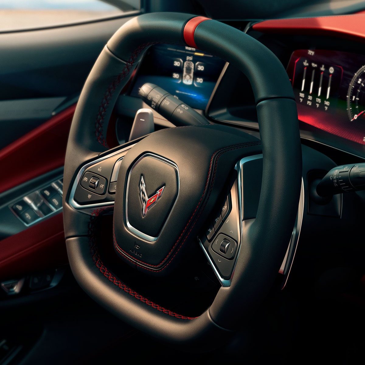 Chevy Corvette Stingray 2026 acelerando por una carretera