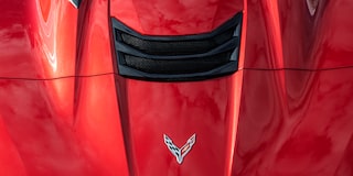 Overhead View of an Orange 2026 Chevy Corvette Z06