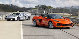 Two 2026 Chevy Corvette ZR1Xs Parked on a Racetrack