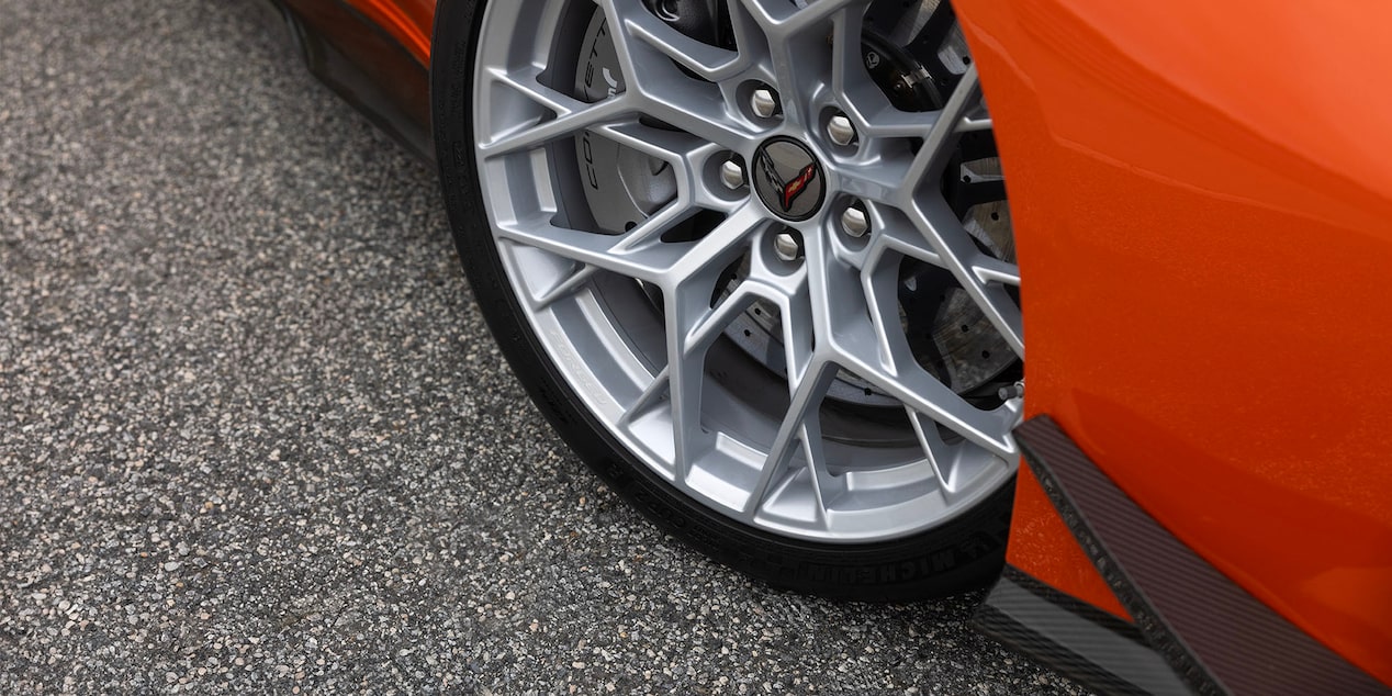 2026 Chevy Corvette ZR1X Rims and Tire Close-Up