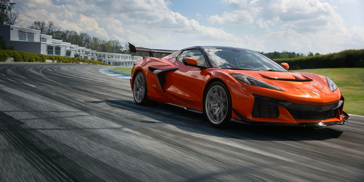 2026 Chevy Corvette ZR1X in Sebring Orange Tintcoat Racing