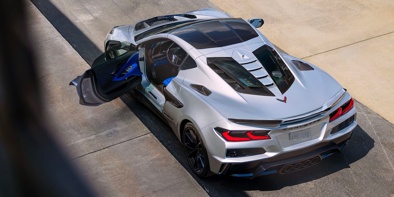 2026 Chevy Corvette ZR1X Parked on a Racetrack