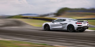 2026 Chevy Corvette ZR1X Driving on a Racetrack