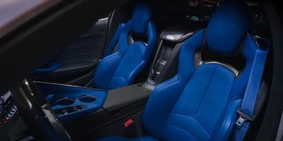 2026 Chevy Corvette ZR1X Seating with Santorini Blue / Jet Black Interior