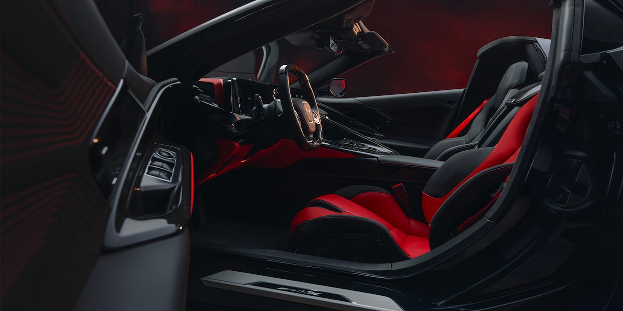 2026 Chevy Corvette ZR1X with Asymmetrical Adrenaline Red / Jet Black Interior