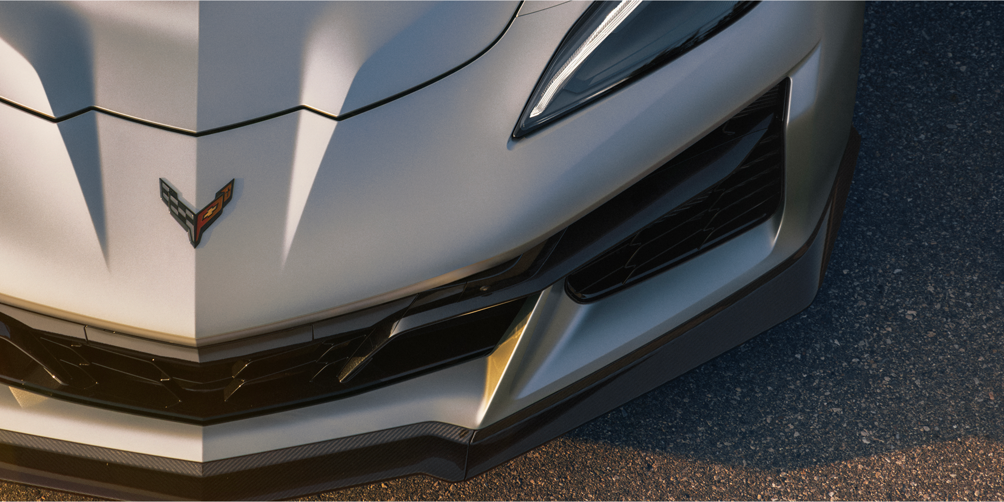 Close-Up View of the Front of the 2026 Chevy Corvette ZR1X