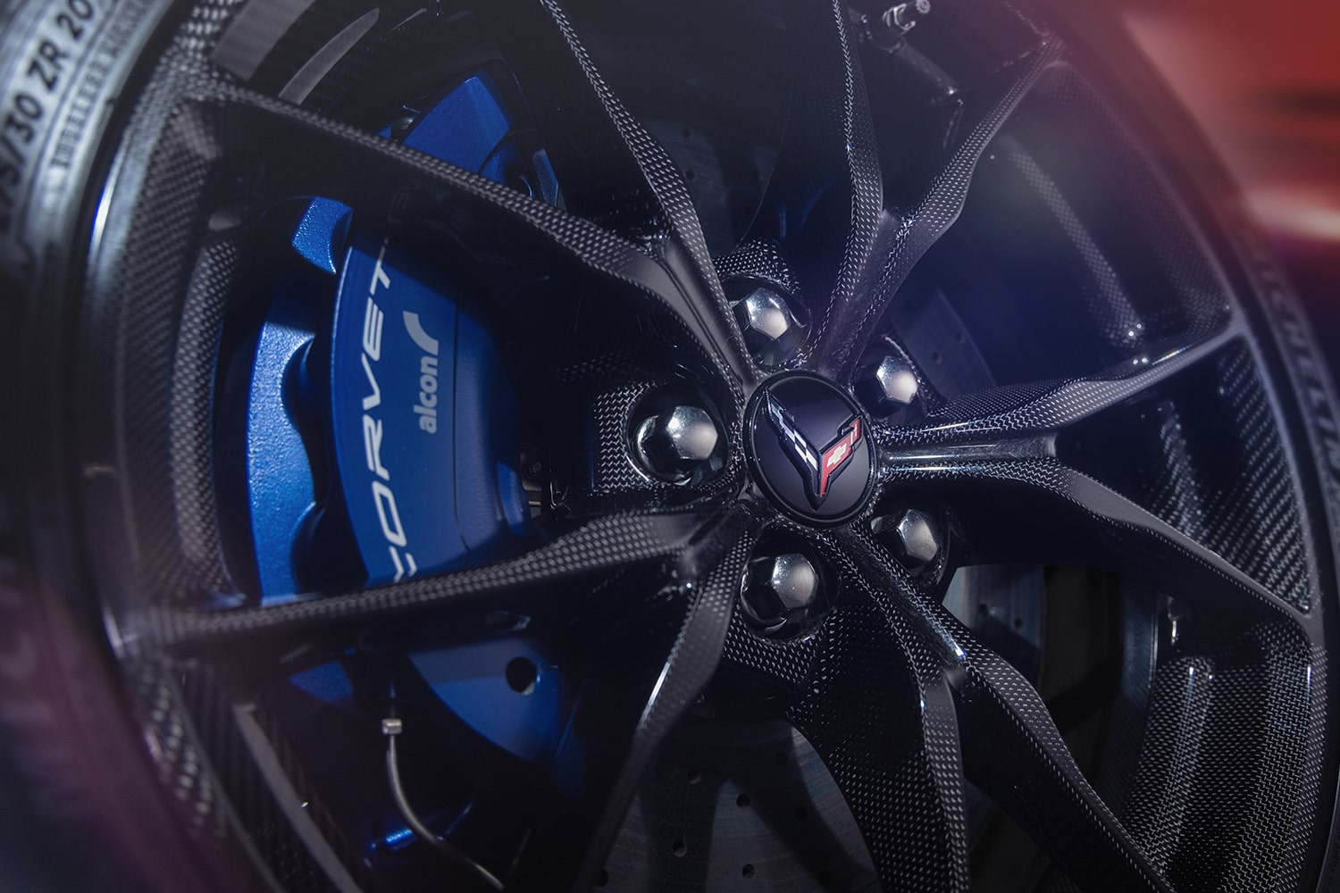 Close-Up of Rims and Tires on the 2026 Chevy Corvette ZR1X