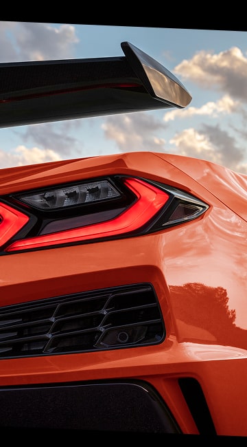 Luz trasera derecha de Chevy Corvette Z06 2027