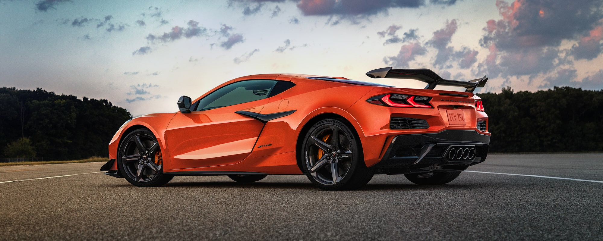 2027 Chevrolet Corvette Z06 on a coastal road