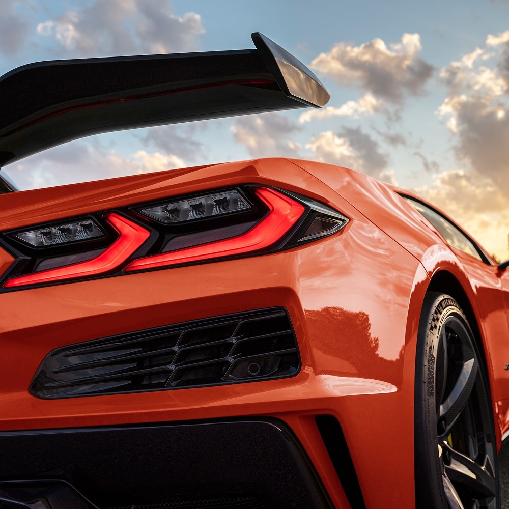 Luz trasera derecha de Chevy Corvette Z06 2026