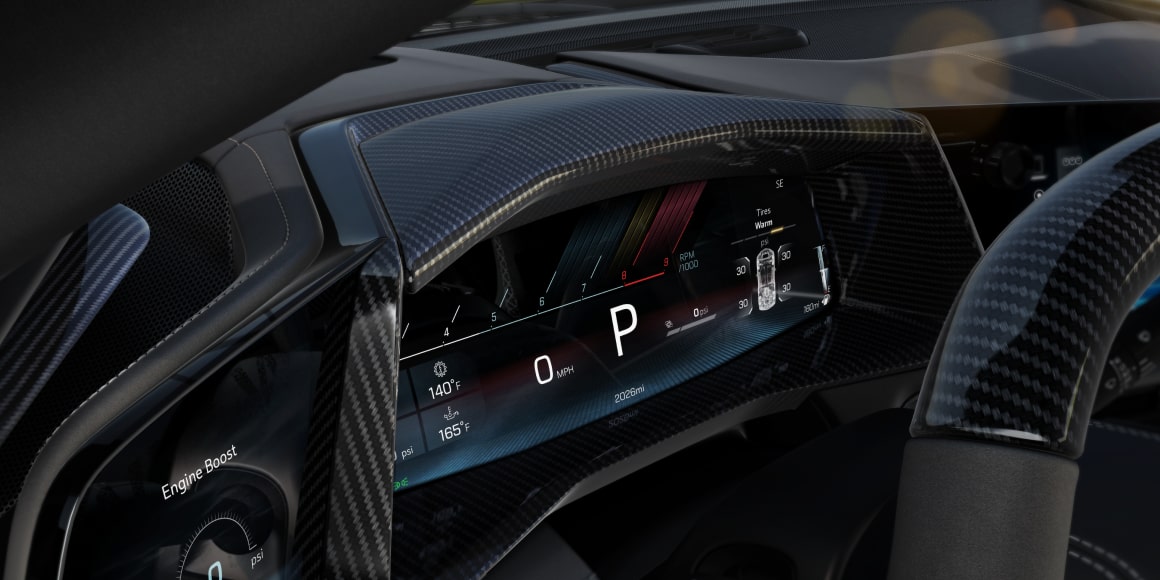 2027 Chevy Corvette ZR1 Display