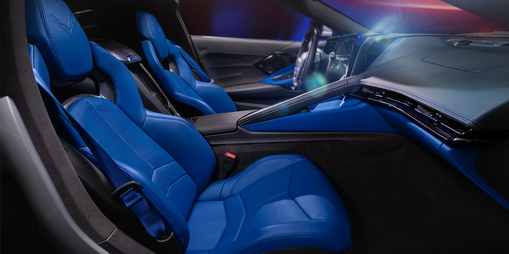 2027 Chevy Corvette ZR1X with Santorini Blue / Jet Black Interior