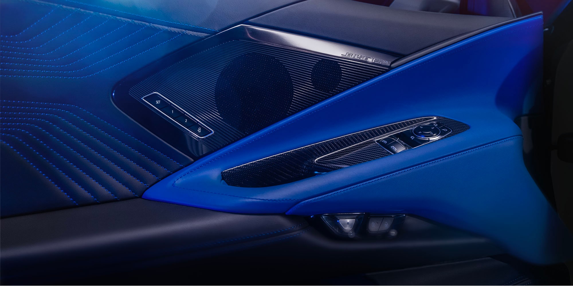 2027 Chevy Corvette ZR1X Interior Door Panel Audio Speaker