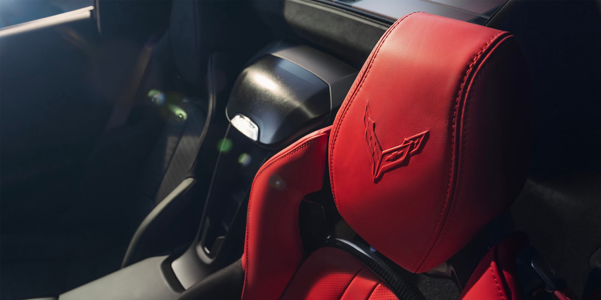 2027 Chevy Corvette ZR1X with Asymmetrical Adrenaline Red / Jet Black Interior