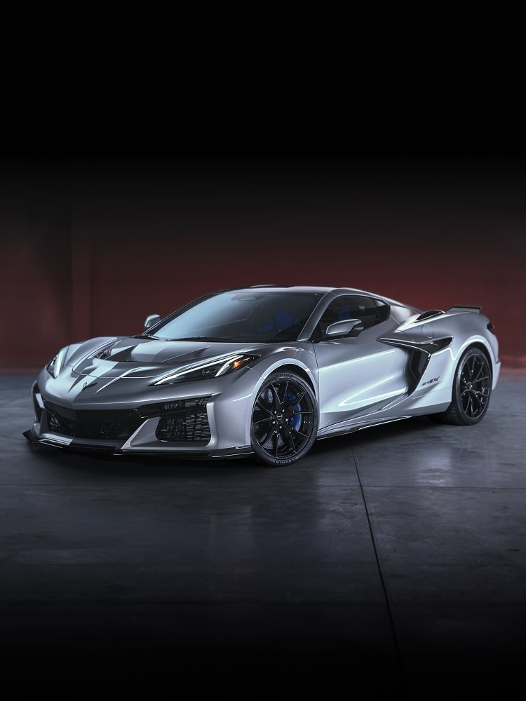 2027 Chevy Corvette ZR1X Parked in a Warehouse