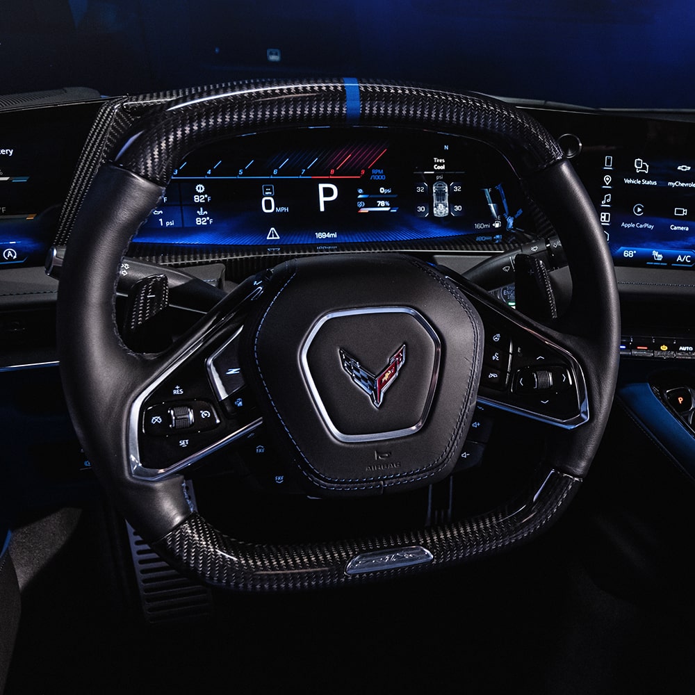 2027 Chevy Corvette ZR1X Steering Wheel