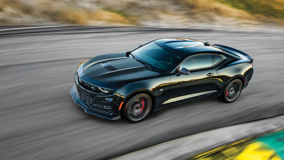 A 6th generation Camaro 1LE SS on a track