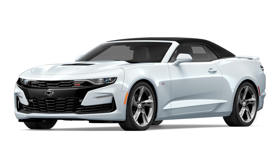 Un Camaro 2SS Convertible pintado en color XXX.