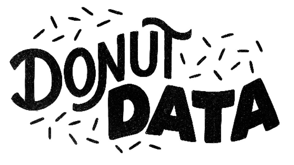 Texto con la leyenda "Donut Data".