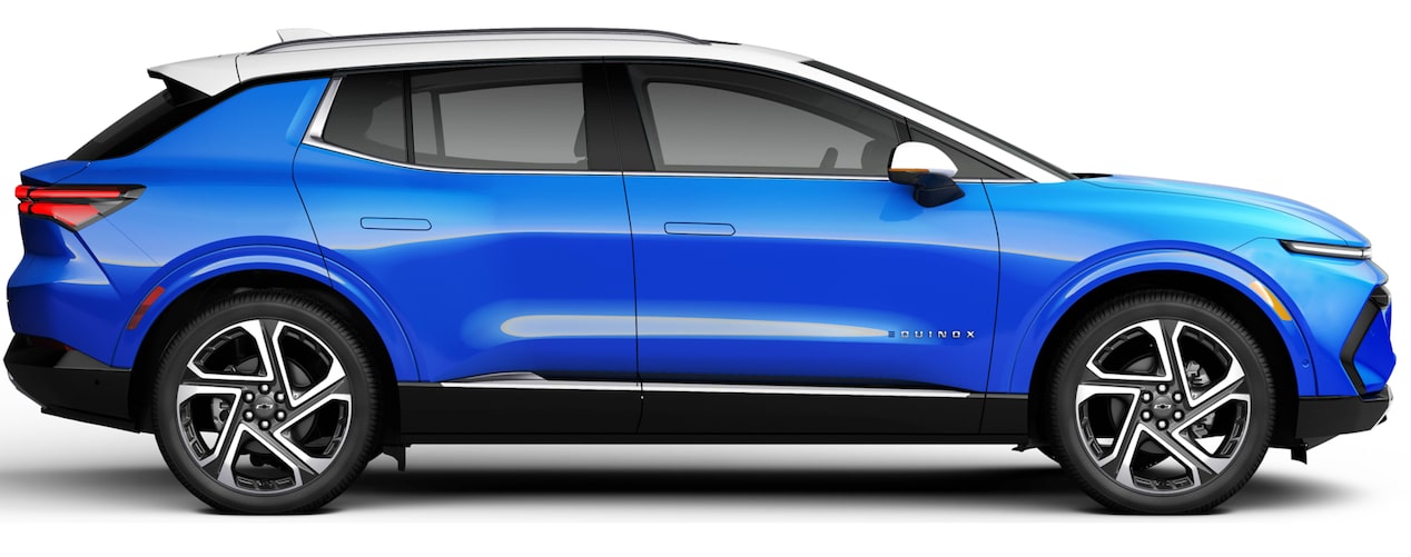 Una Equinox EV azul
