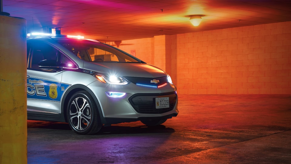 Bolt EV One of the First Electric Police Cars New Roads