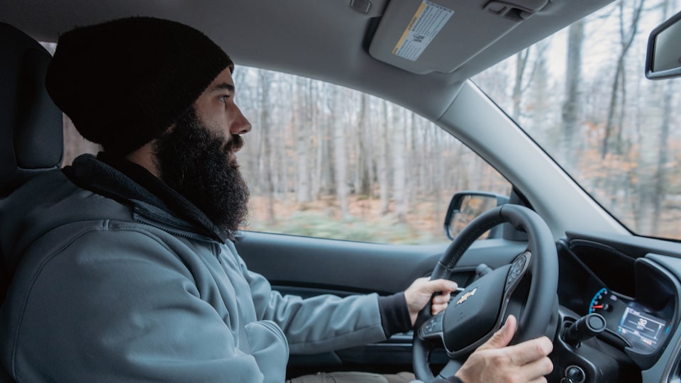 Chris Arace at the wheel of a 2018 Chevy Colorado Z71 Crew Cab.
