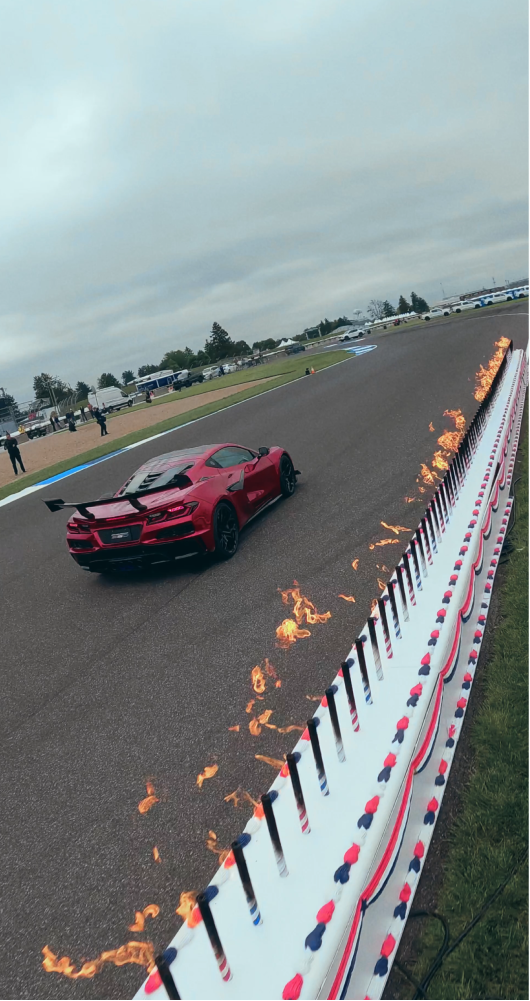 Corvette Birthday Candle Blowout