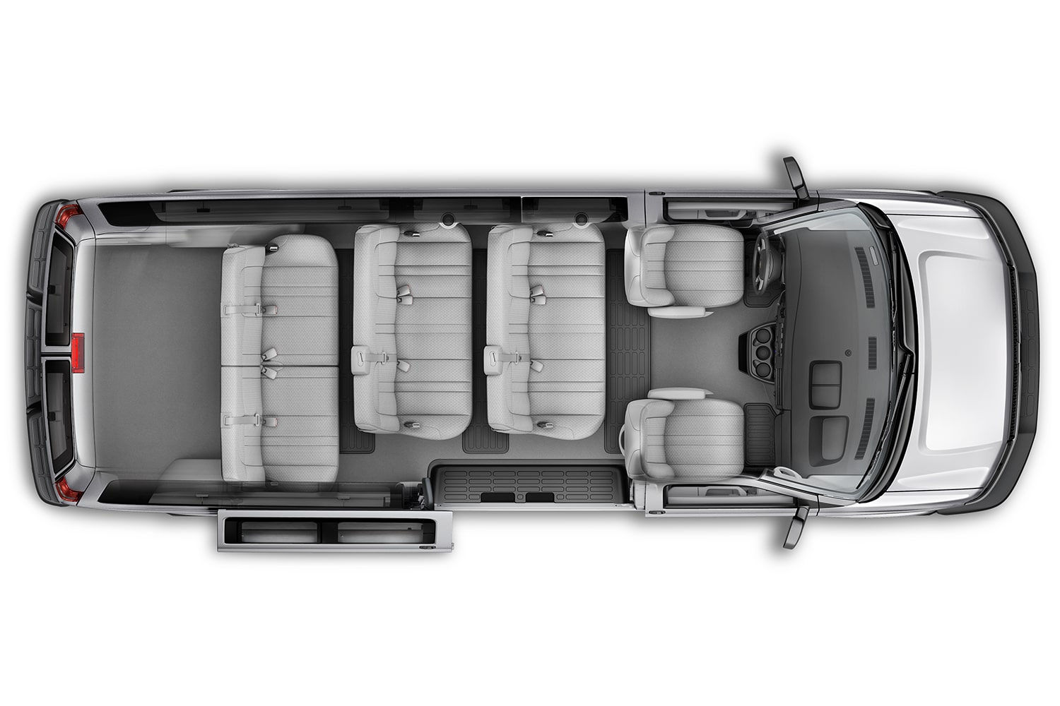 2026 Chevy Commercial Express Passenger Van 12 Passenger Interior Option