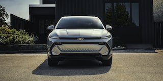 2026 Chevy Equinox EV Front End View Parked in a Driveway