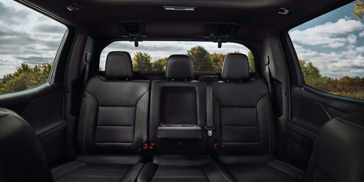 A View of the Passenger Seats of a Chevy Silverado EV