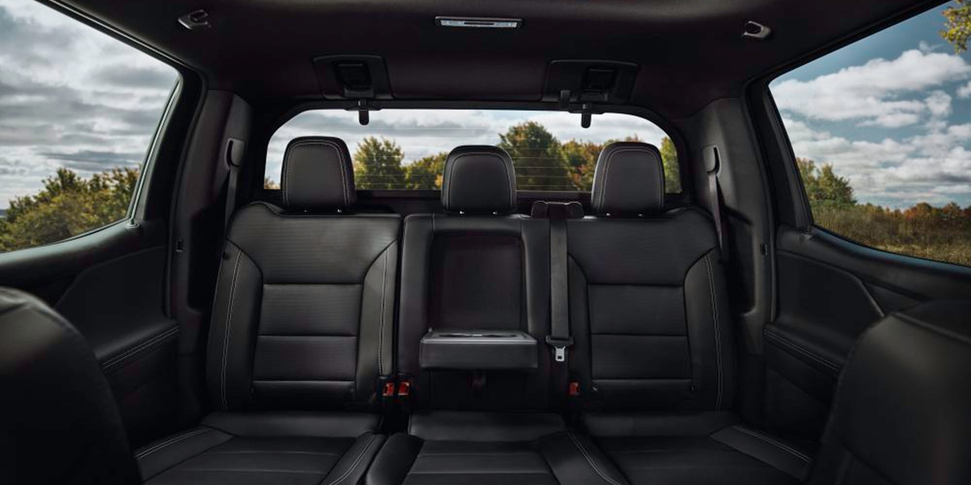 A View of the Passenger Seats of a Chevy Silverado EV