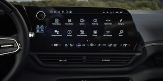 Infotainment Touchscreen Display Inside the Chevy Silverado EV