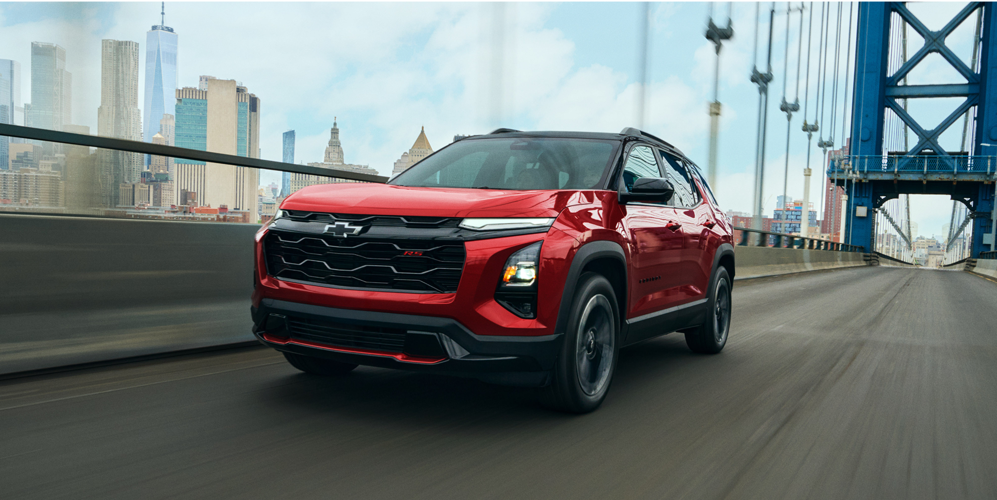 La Chevy Equinox 2026 cruzando un puente