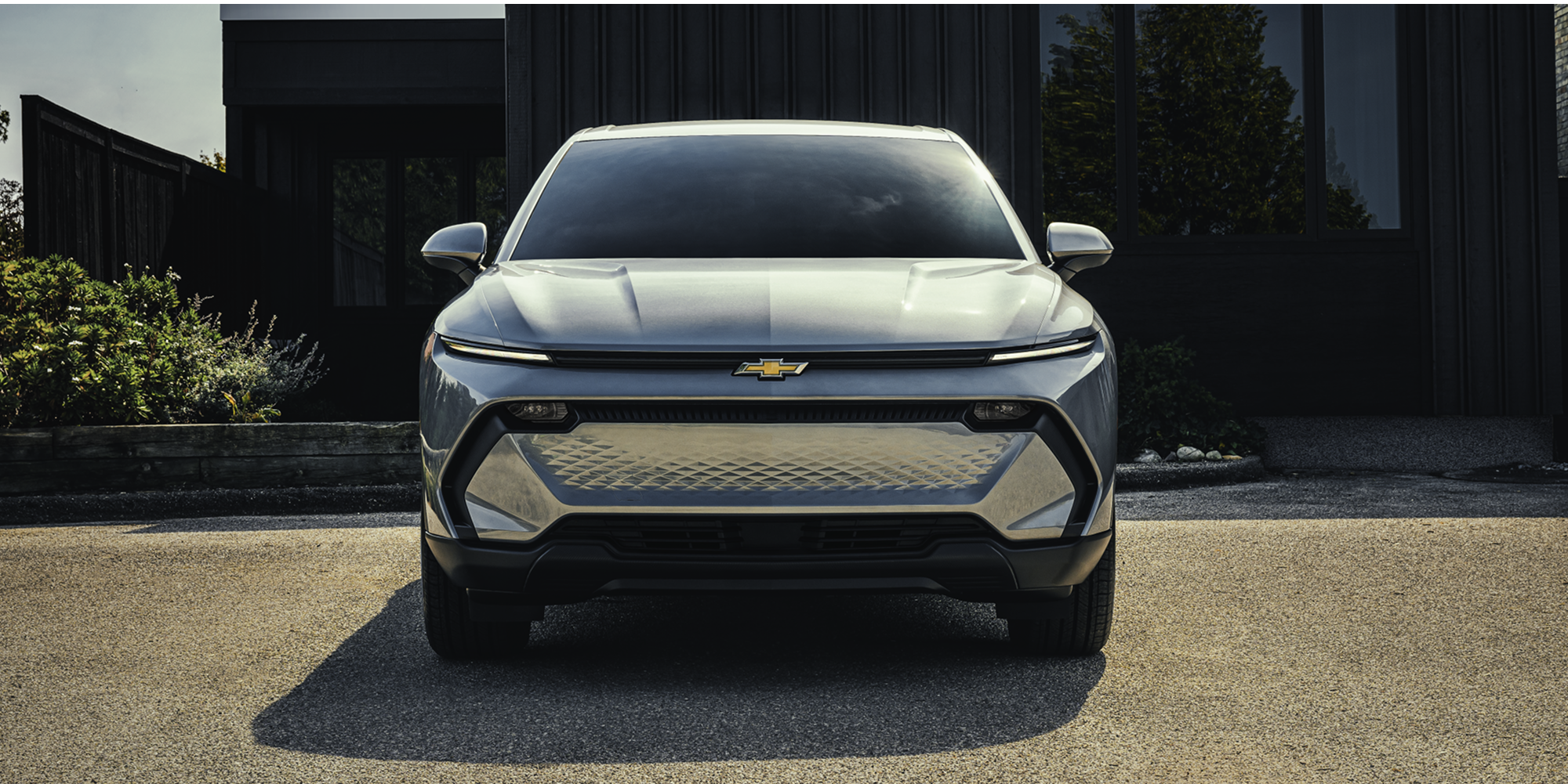 Vista frontal de la Chevy Equinox EV 2025