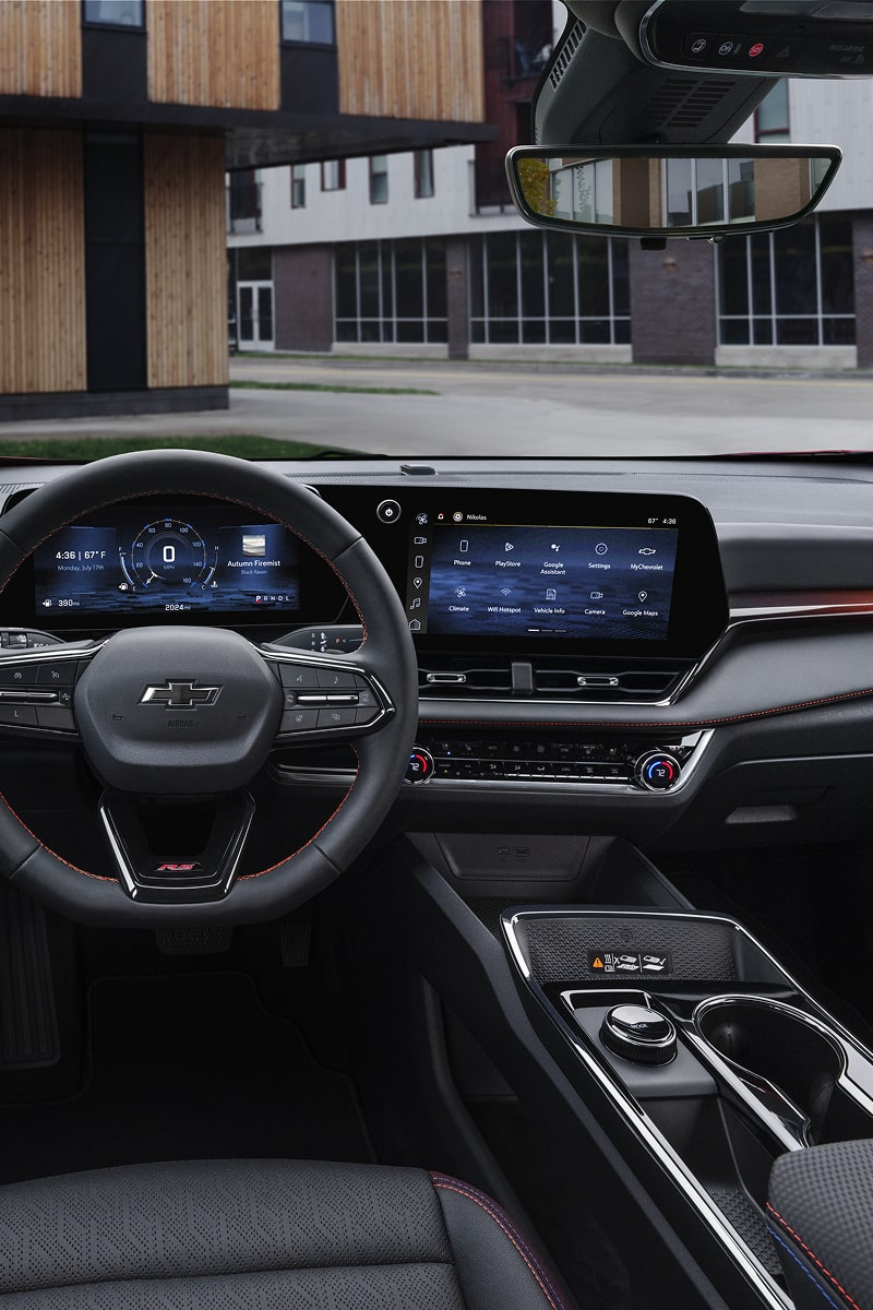 Asiento del conductor en el interior de la Chevy Equinox 2026