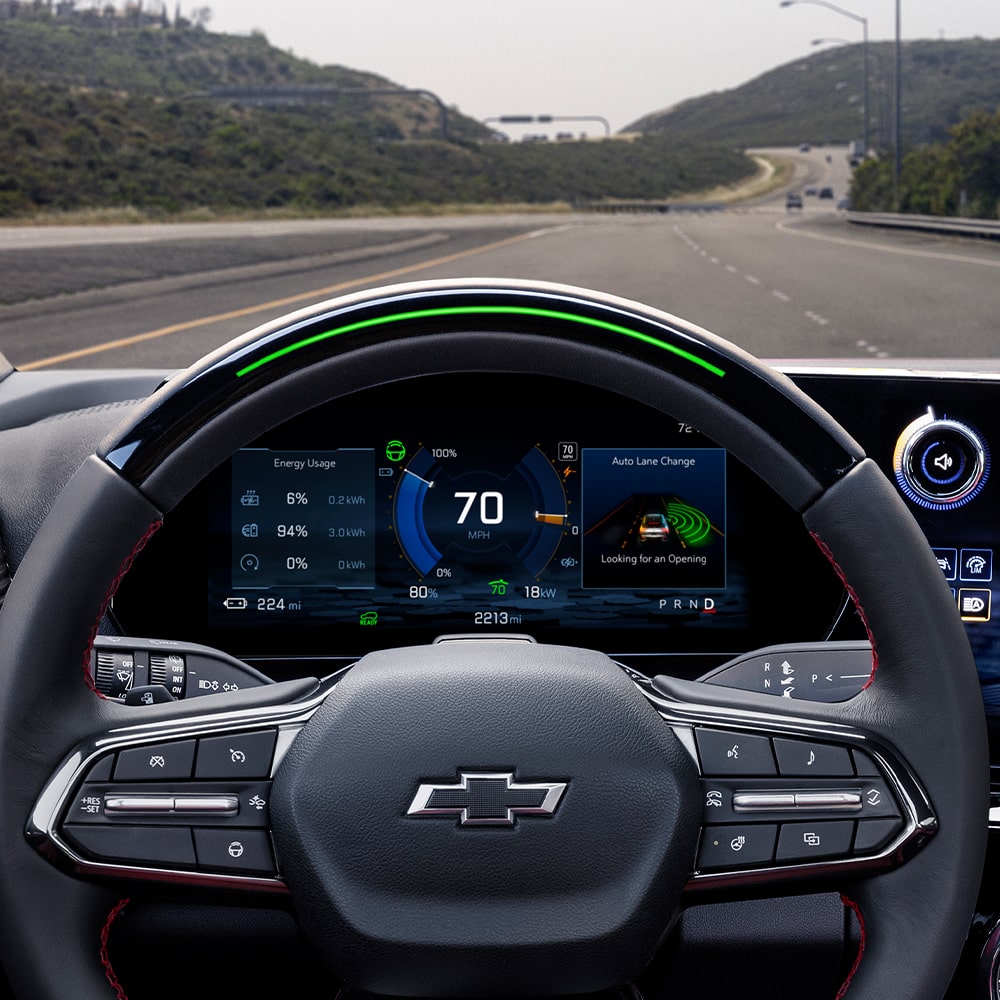 Super Cruise Hands-Free Driving Feature Activated Within a Chevy Vehicle