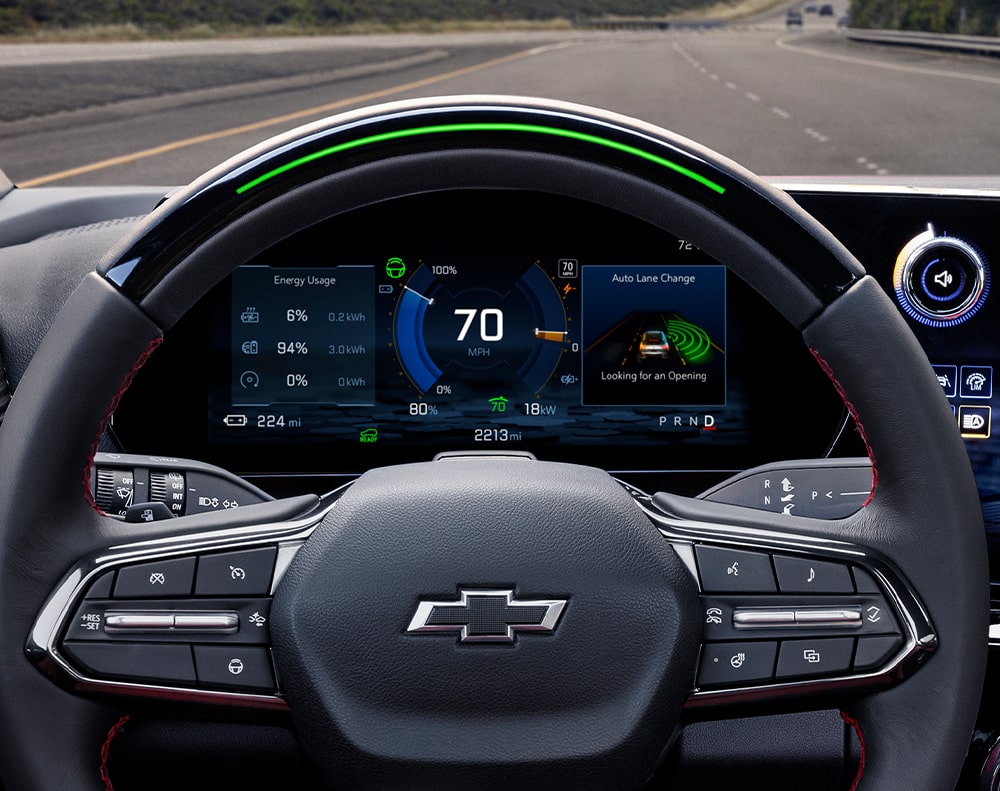 Super Cruise Hands-Free Driving Feature Activated Within a Chevy Vehicle
