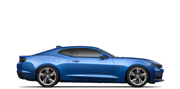 Camaro sobre un fondo transparente