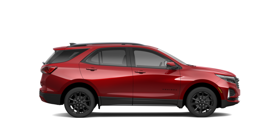 A side-view shot of the 2022 Chevy Equinox.