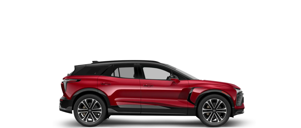 Vista lateral de la Chevy Blazer EV 2024.
