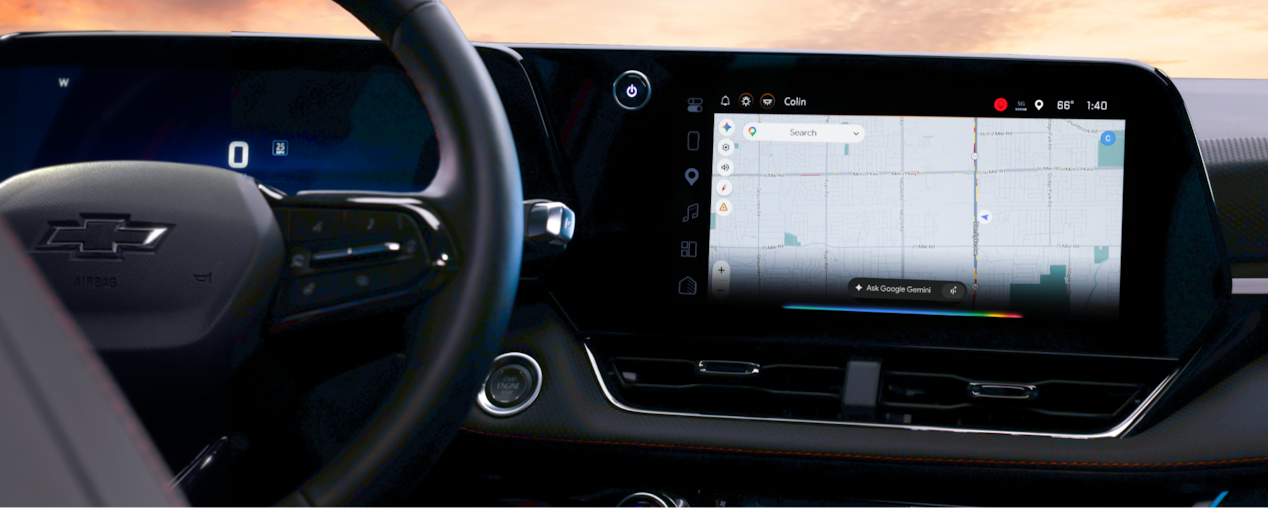 Dashboard view of the Google Gemini screen.