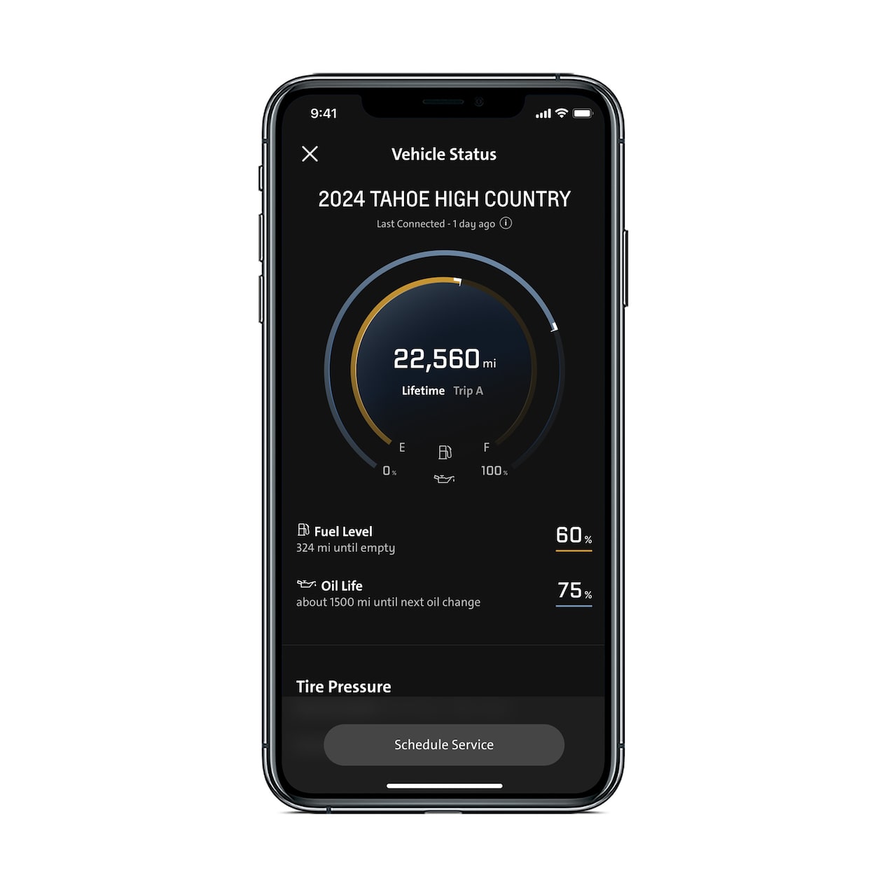 The MyChevy Vehicle Status Feature