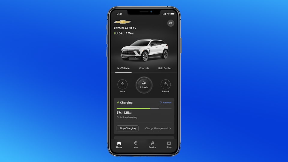 The MyChevy App EV Status Feature