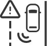 Ícono de cambio de carril automático de Super Cruise