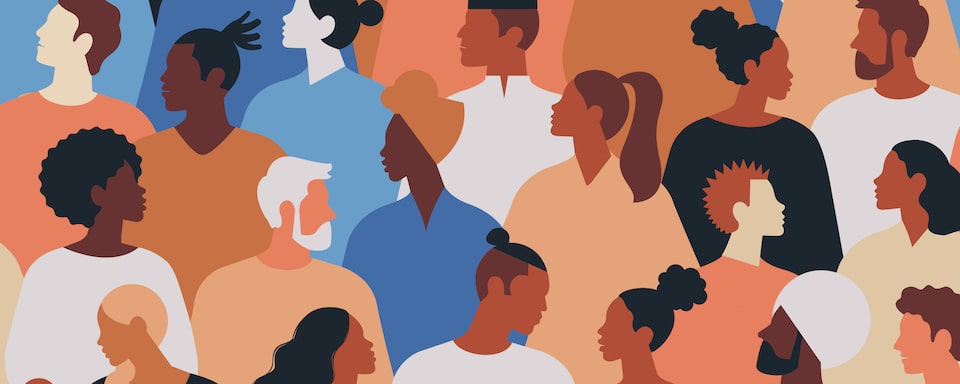 Grupo diverso de personas reuniéndose