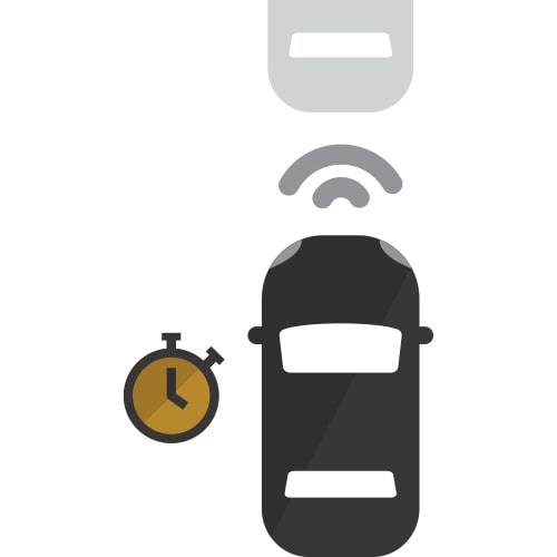 Following Distance Indicator Icon hover