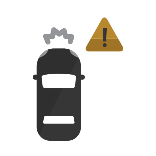 Forward Collision Alert and Automatic Emergency Braking Icon hover