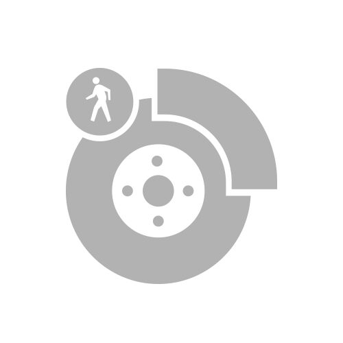 Front Pedestrian Breaking Icon